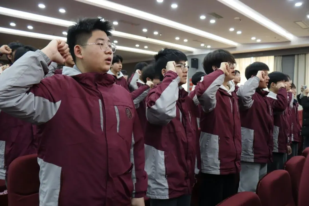【培文动态】百日砺剑铸锋芒 不负韶华赴中考——九年级中考百日誓师大会 第67张