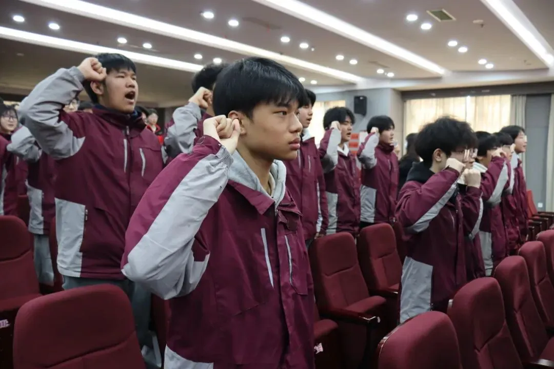 【培文动态】百日砺剑铸锋芒 不负韶华赴中考——九年级中考百日誓师大会 第68张