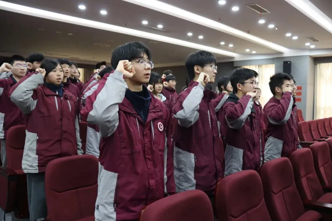 【培文动态】百日砺剑铸锋芒 不负韶华赴中考——九年级中考百日誓师大会 第69张
