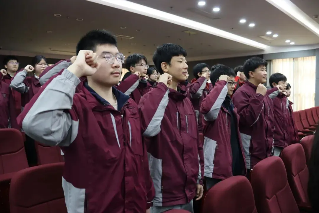 【培文动态】百日砺剑铸锋芒 不负韶华赴中考——九年级中考百日誓师大会 第70张