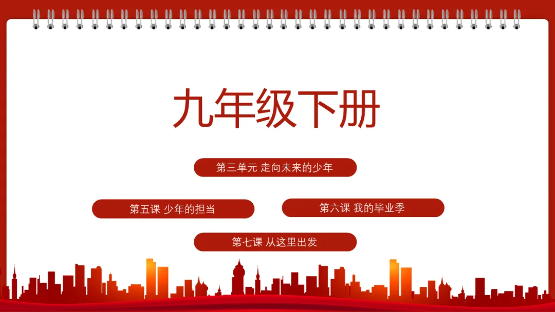 2026春||中考一轮 九下 第三单元《走向未来的少年》复习课课件展示 第4张