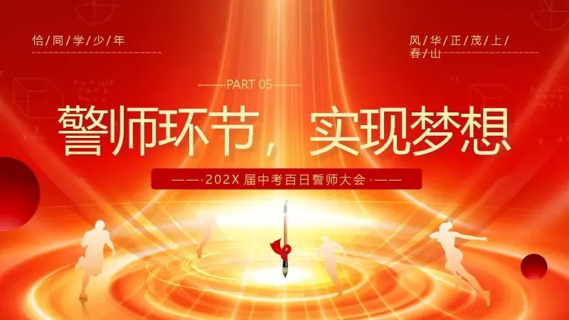 中考百日誓师主题班会:《冲刺百日,赢在中考》 21页PPT 第16张