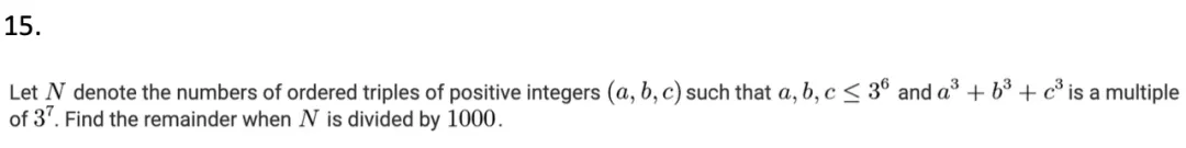 AIME每日真题第九十七期:2025年1卷第15题 第3张
