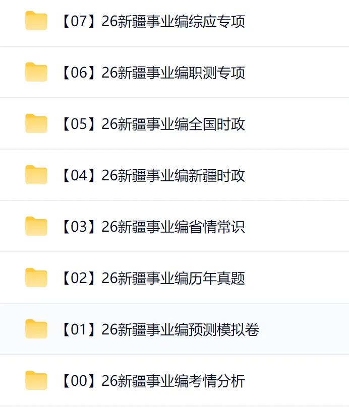 26新疆事业编历年真题+考情+新疆时政+省情常识+综应+职测等全套备考资料 第1张