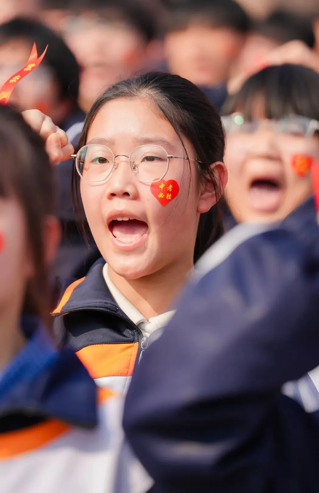 中考誓师燃壮志!世纪学子执笔为剑 奔赴山海! 第14张