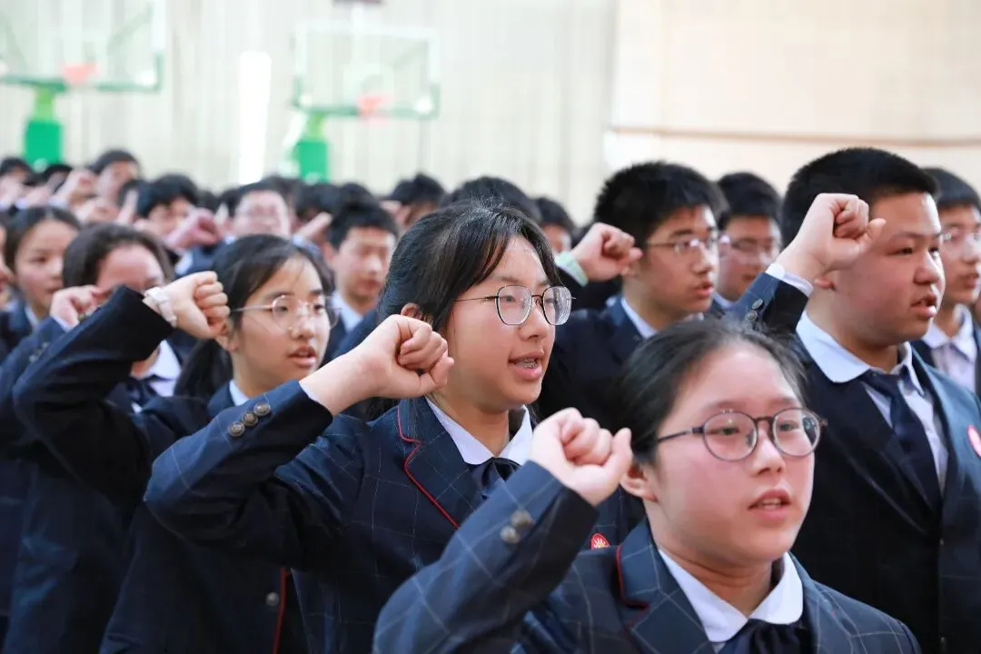 少年自有凌云志,策马扬鞭向中考——宁波市洪塘中学2026届中考百日誓师活动 第39张