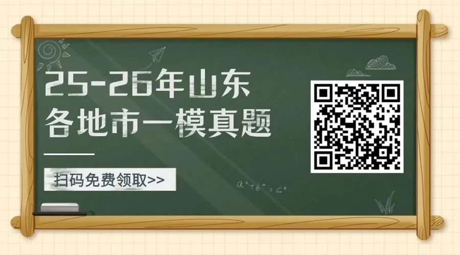 【建议收藏】山东13地市高三一模全科真题更新中!含金量超高,速领! 第3张
