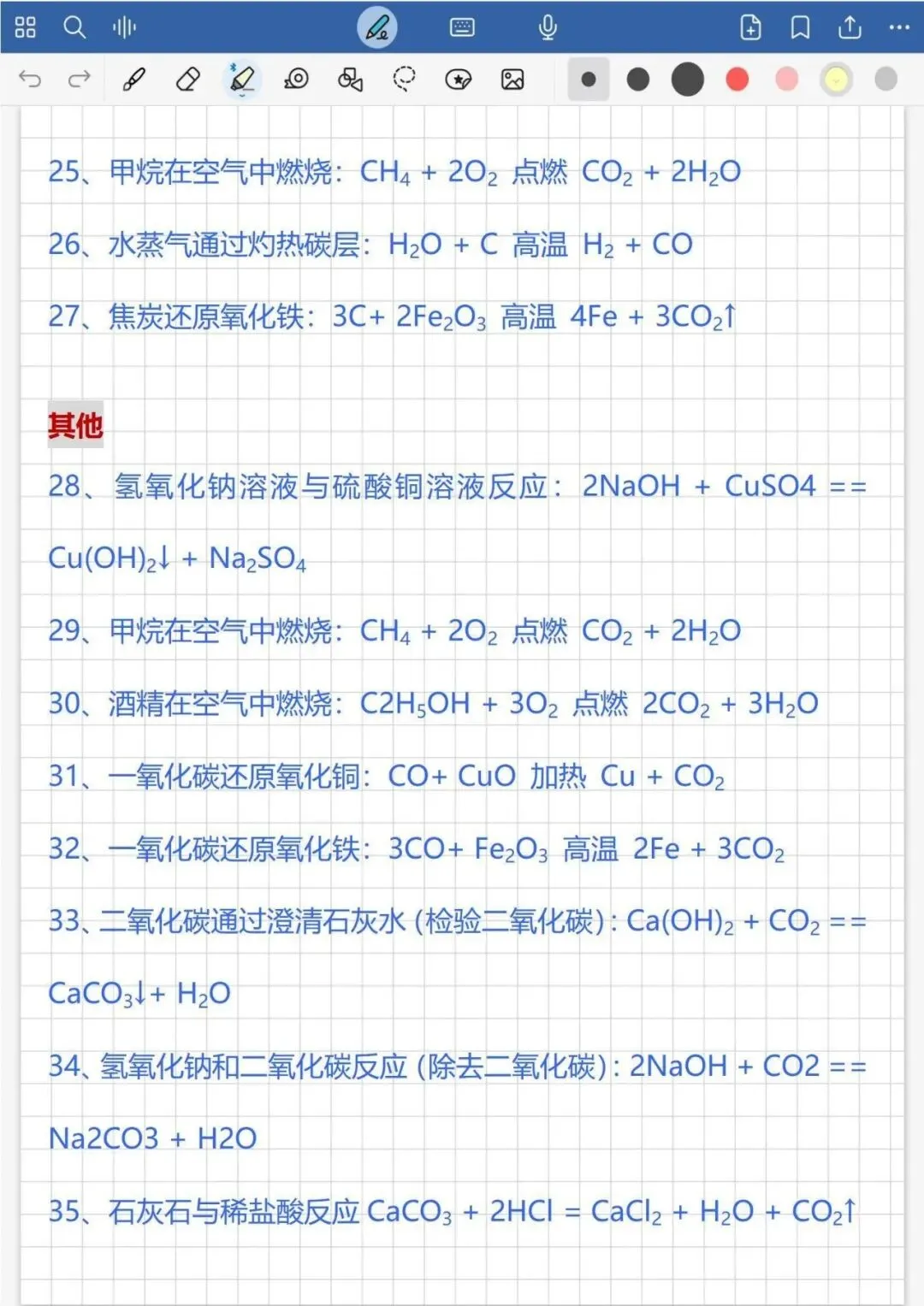 初中化学重点方程式总结,背会中考稳了! 第3张