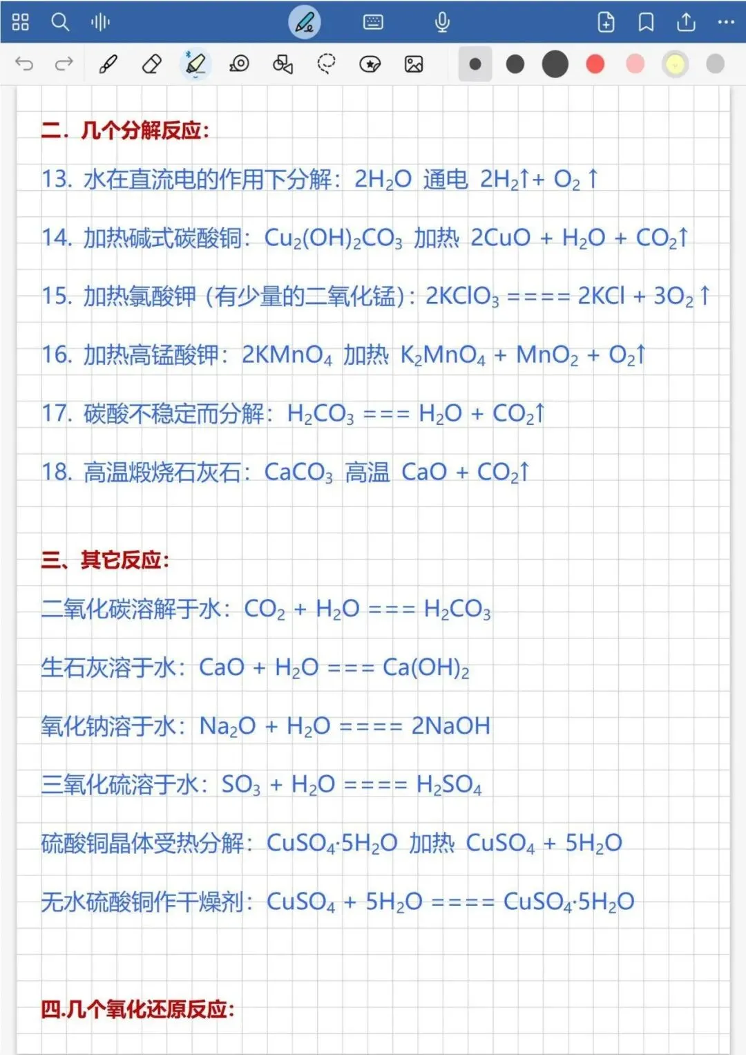 初中化学重点方程式总结,背会中考稳了! 第5张