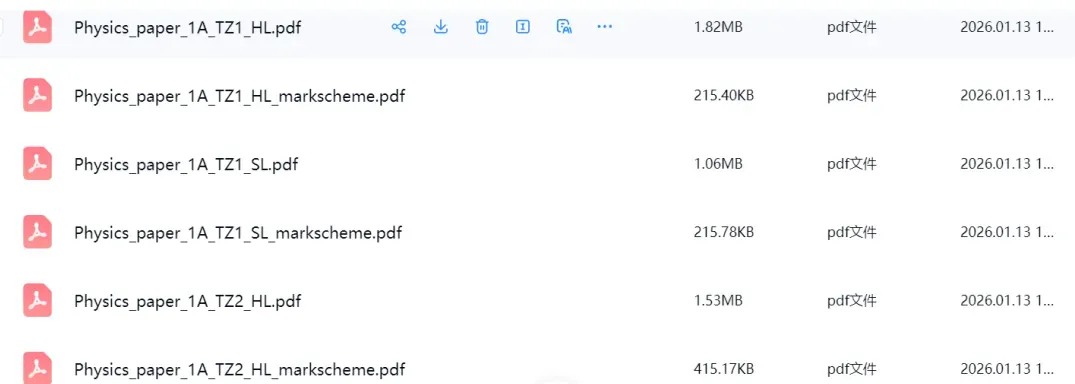 IB真题资料 | 全学科历年真题(2020-2025年)免费领取! 第2张