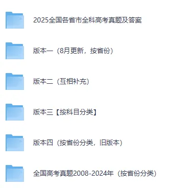 历年高考真题试题全科(语数英物化生政史地)2008-2025年电子版 第2张