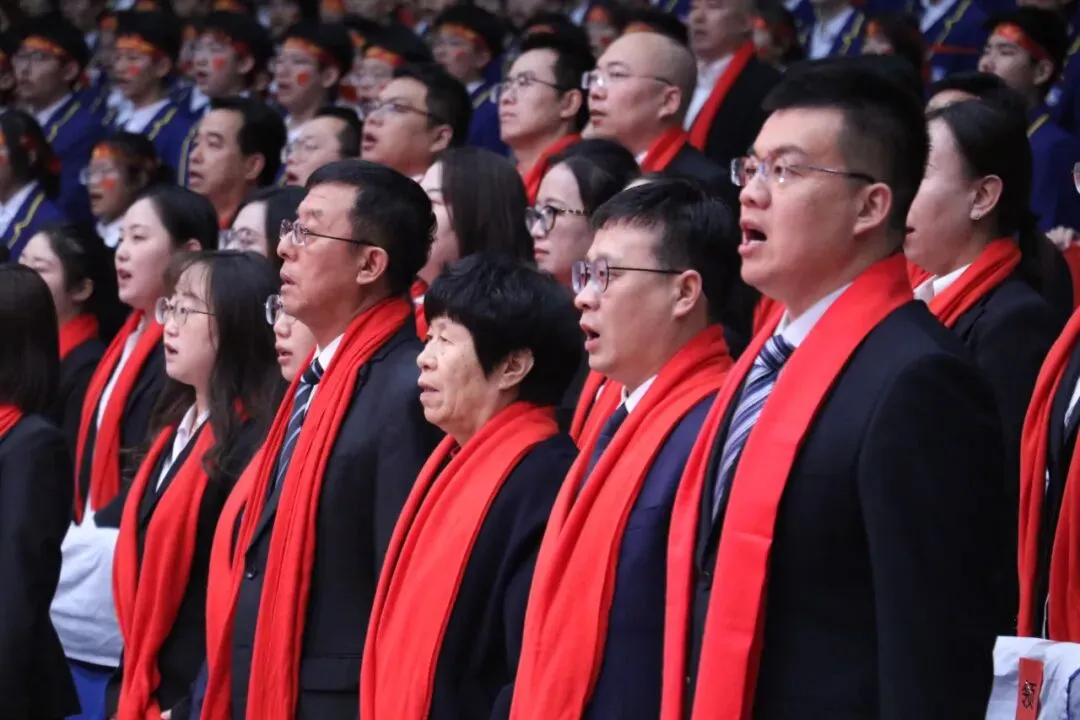 凤山学校初中部举行2026年中考百日誓师大会 第7张