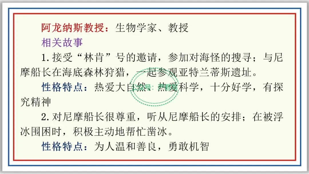 新品PPT七下:海底两万里 附中考真题43张精编版 第12张