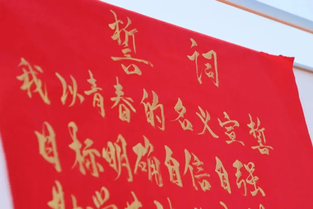 不负韶华拼百天 决胜中考梦必圆——我校举行九年级中考百日誓师大会 第12张