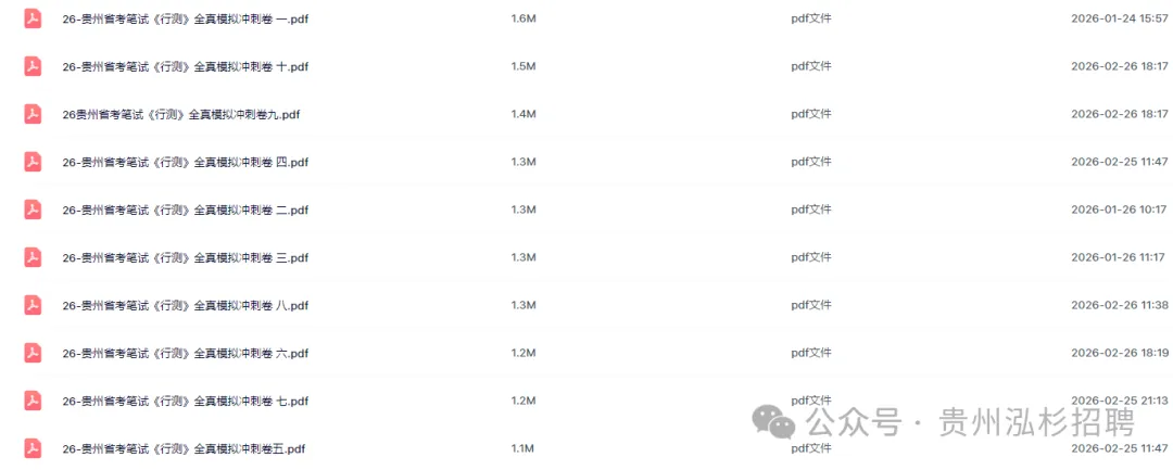 冲刺!26贵州省考行测+申论历年真题+十套全真模拟卷+全年时政治理论! 第6张