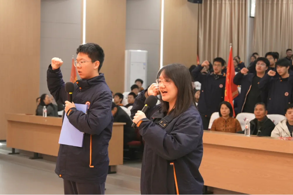 聚首华一高,誓师赴荣光|武汉小梅花学校中考百日誓师大会圆满举行 第42张