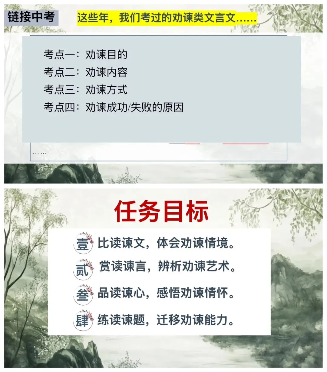 中考劝谏类文言文整合复习,这样讲太赞了! 第5张