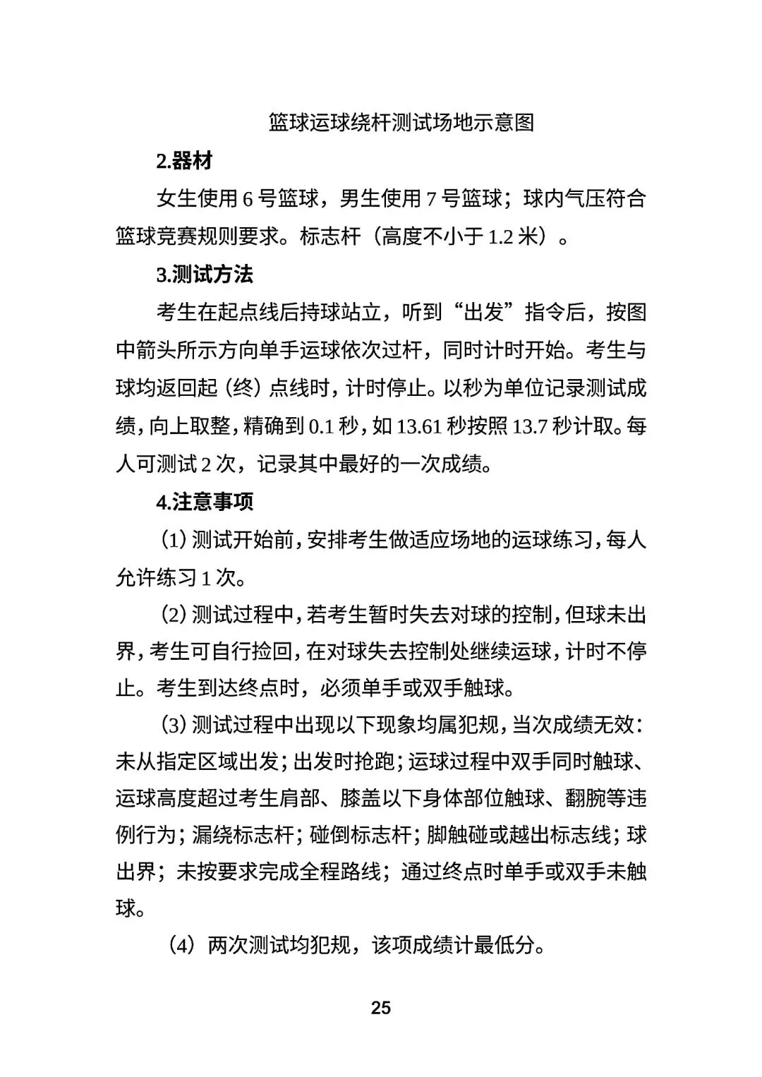 永州市市区中考体育考试方案 第25张