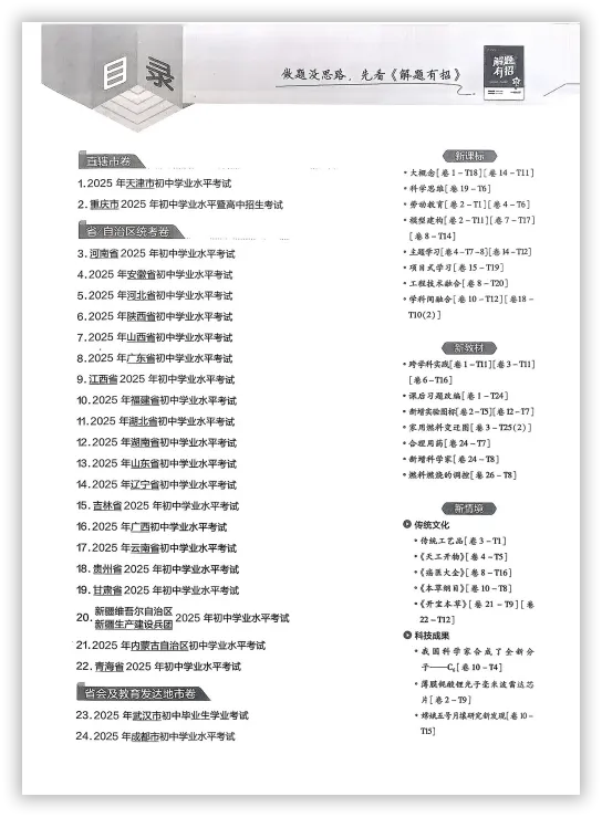 【2026】《初中化学•天星金考卷中考45套全国》中考(人教版),超全知识点梳理、例题解析! 第4张