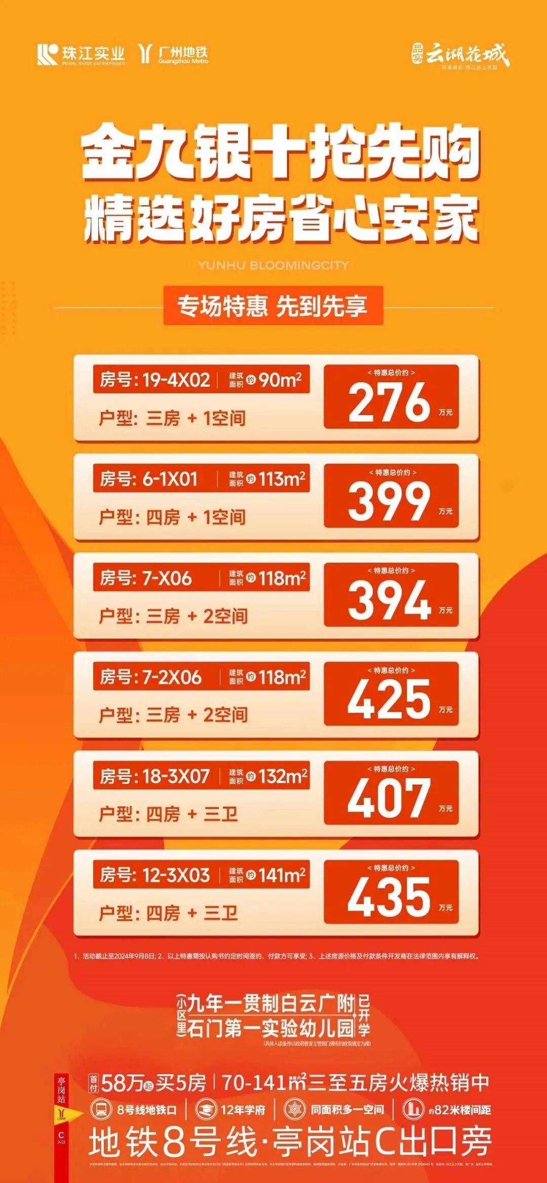 【品实云湖花城】配套中考六年霸的金广附,地铁学区房中的天花板,近期有少量特价现房笋盘单位,我们详细分析下其优缺点,附最新特价单位 第2张