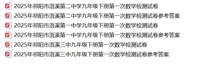 【真题汇总】——2025年永州九年级下册第一次数学检测试卷+参考答案(免费领取) 第21张
