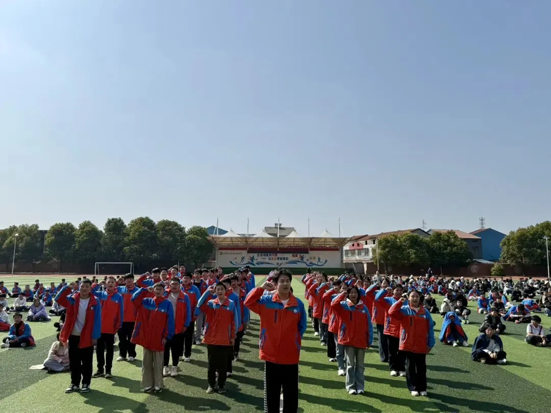 石首市多校举行中考誓师大会 第3张