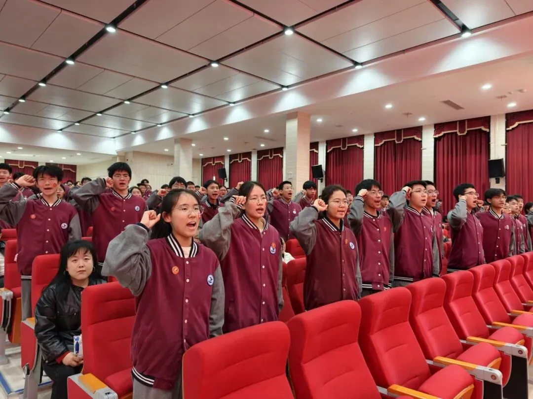 汉川外国语学校举行2026年中考百日誓师大会 第53张