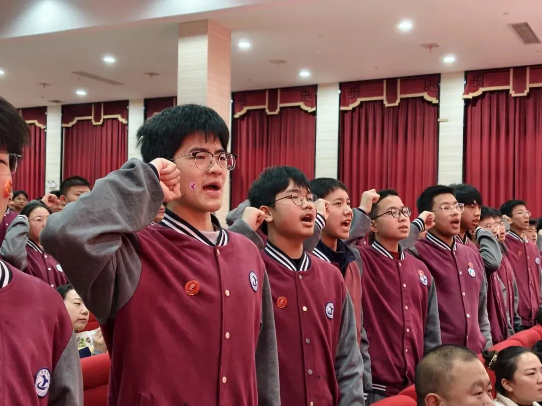 汉川外国语学校举行2026年中考百日誓师大会 第55张