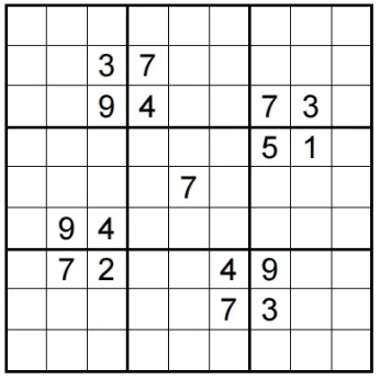 数独竞赛真题-非连续数独:2026年GP竞赛第二轮第12题(分值66) 第1张