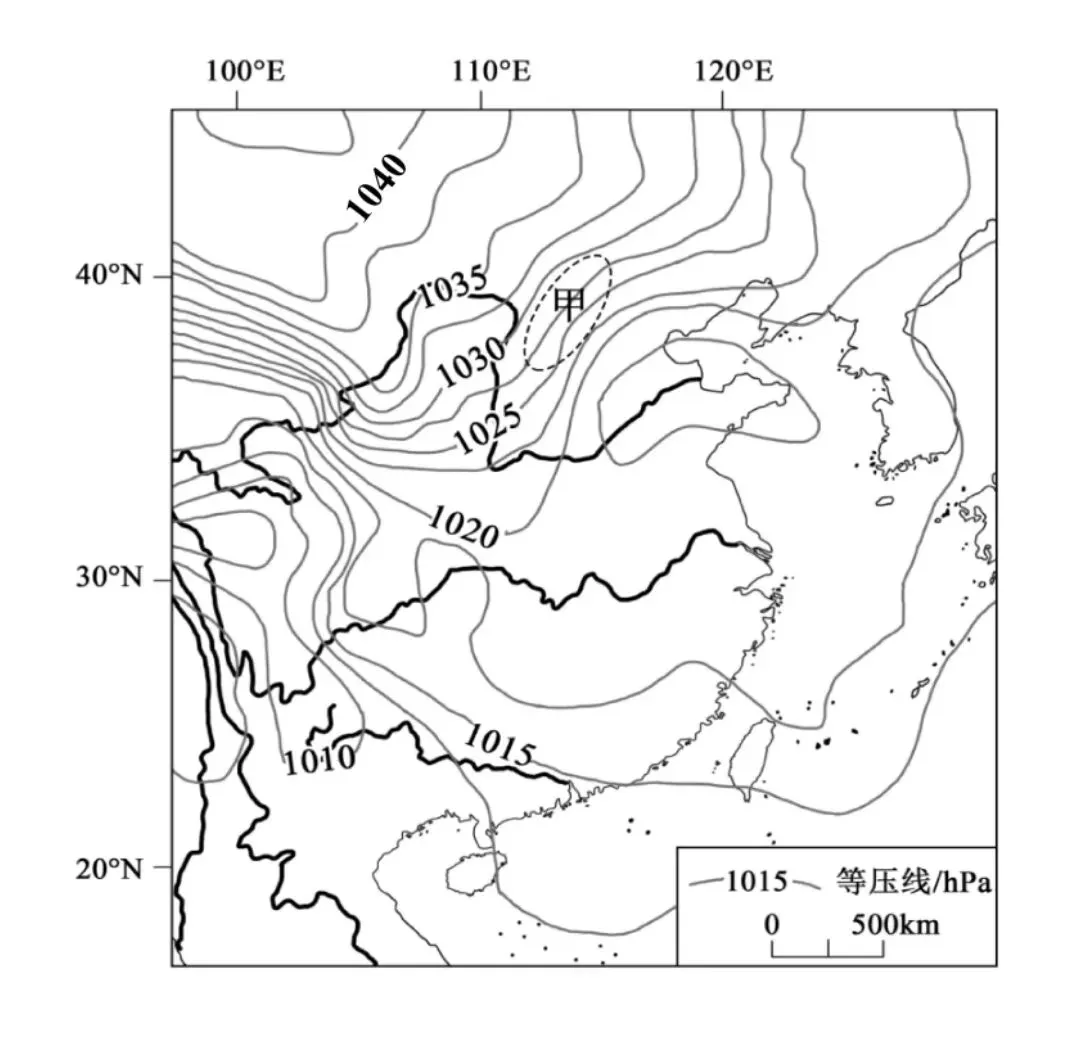 打卡高考真题 等压线图 第1张 打卡高考真题 等压线图 第1张