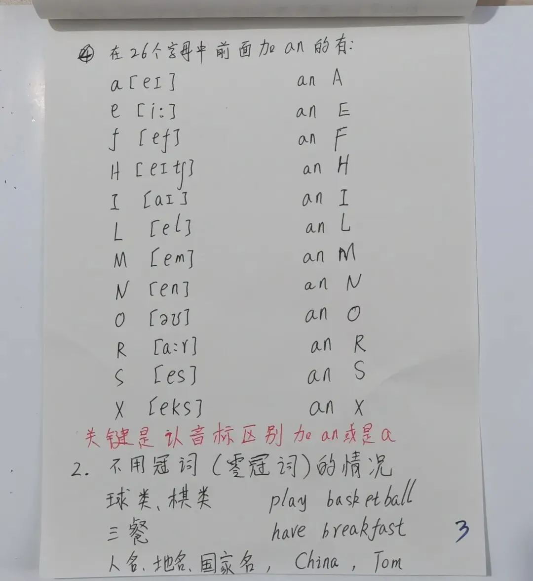 中考a/an/the用法 第3张