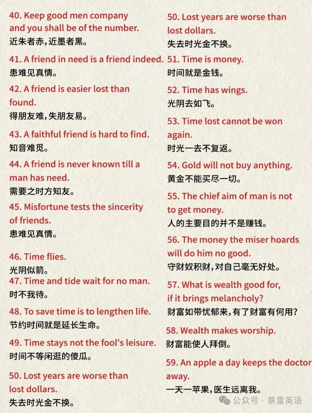 英语高分谚语,中考、高考要准备些 第4张