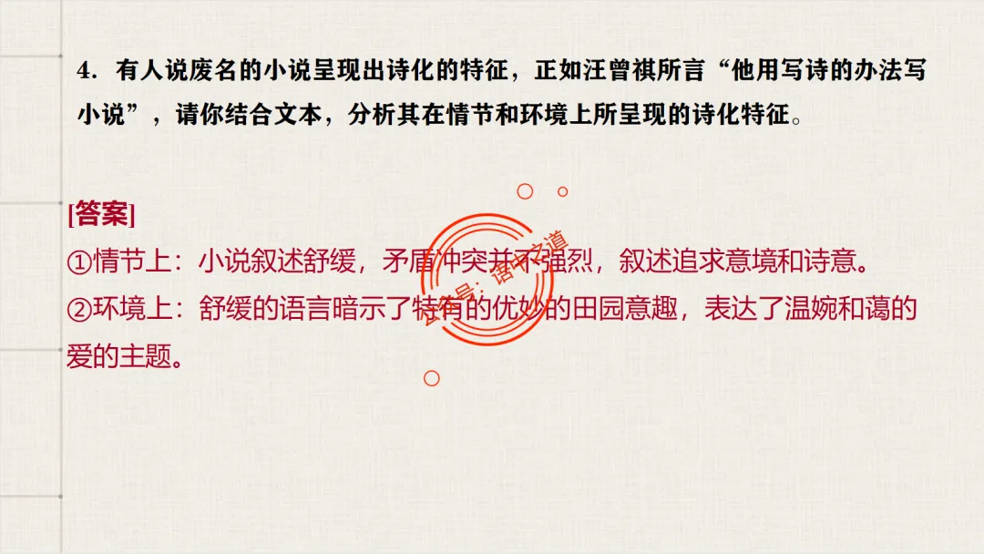 【对标真题】【小说反套路题型】全解析(考情分析+答题规律+五大创新题型) 第92张