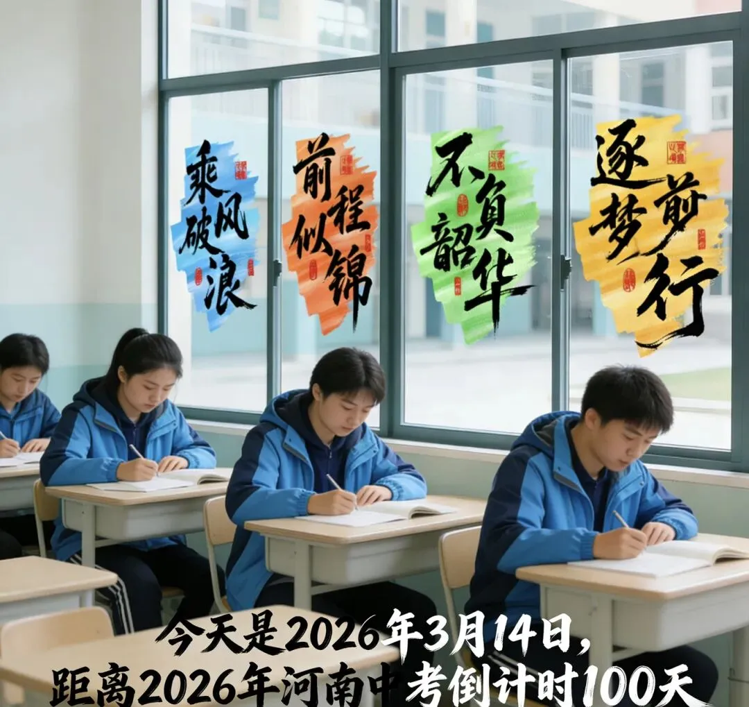 2026年河南中考倒计时 第1张