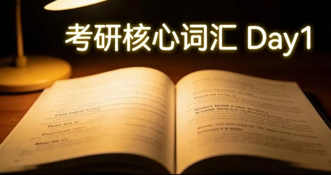 考研每日3词|Day1真题频词,背完直接得分! 第1张