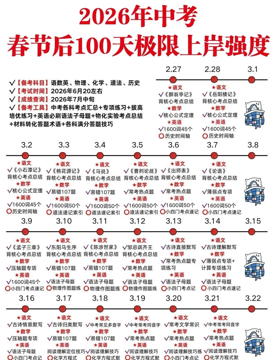 中考百日冲刺:高强度、高效率备战指南 第1张 中考百日冲刺:高强度、高效率备战指南 第1张