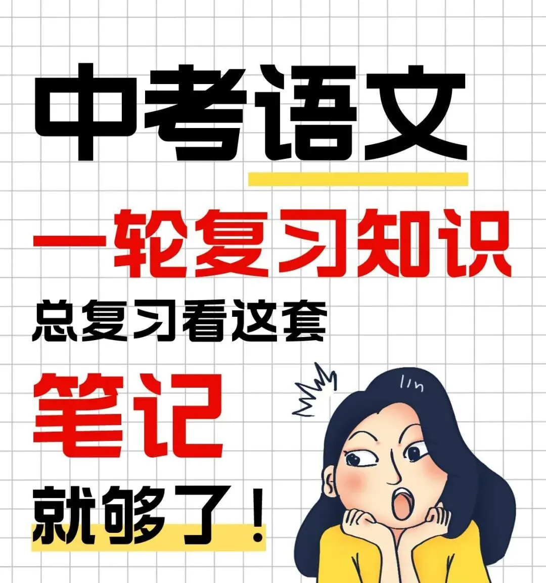 中考语文复习知识点,看这套笔记就够了,完整电子版可打印. 第2张
