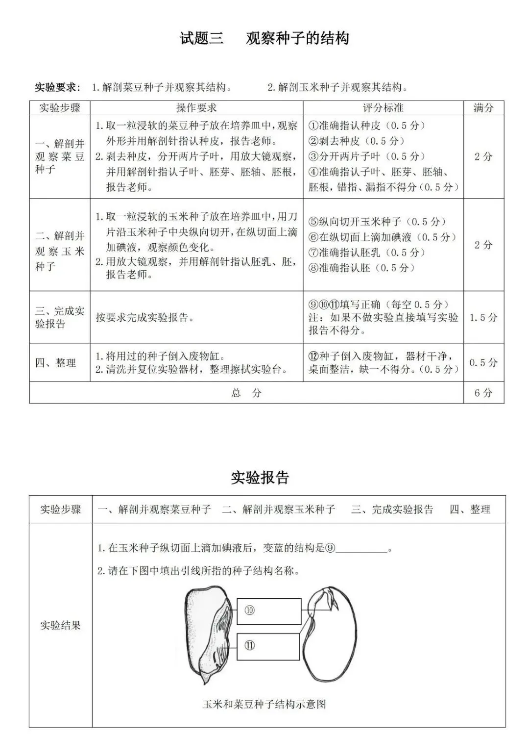 【标准】2026邯郸中考理化实验考试评分标准-物理/化学/生物 第15张