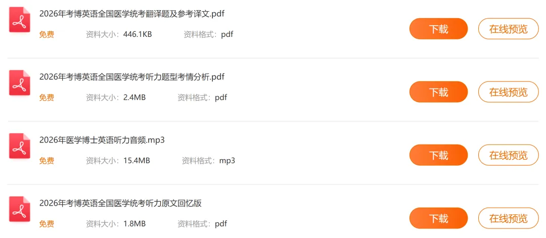 2026医学考博英语真题讲解——听力(1)(含真题下载入口) 第1张