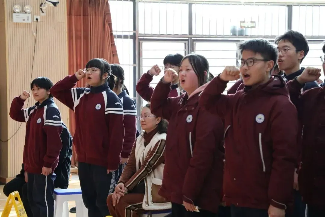 中考季!萧山各初中举行百日誓师大会 第19张