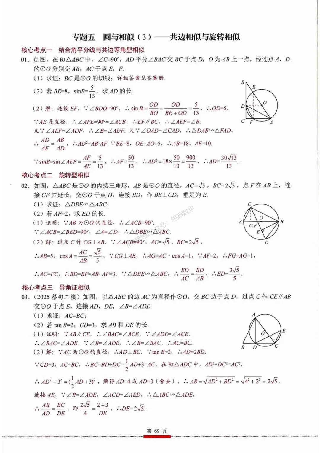 2026年中考数学核心考点(190个专题)|分题型+分层 第81张