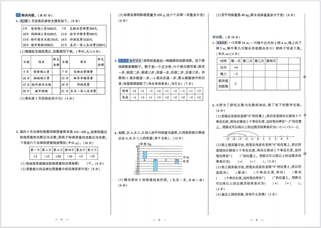 2026春新版《学霸提优大试卷》1-6年级数学人教版下册,附有答案! 第4张