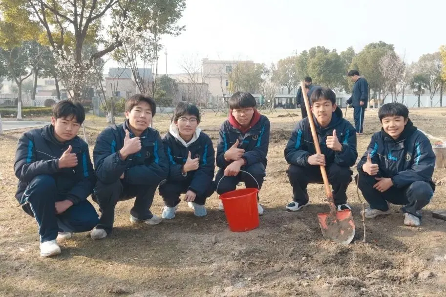 【铭 · 韵德育】百日誓师燃斗志 逐梦中考启新程——嘉善县丁栅中心学校举行九年级百日冲刺誓师大会 第27张