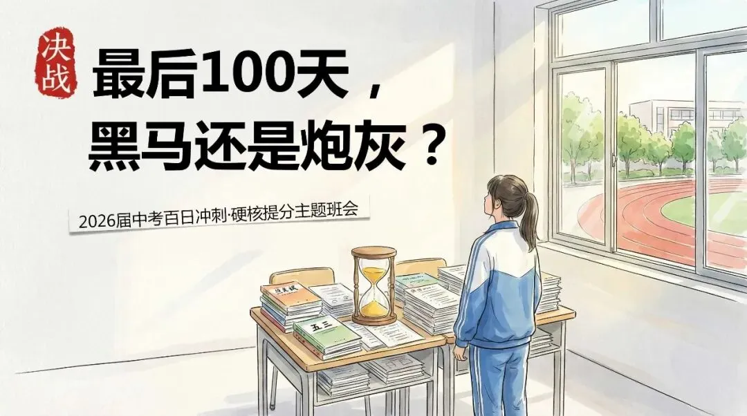初三中考百日冲刺誓师班会ppt:最后一百天,黑马还是炮灰?含教案、讲稿 第1张