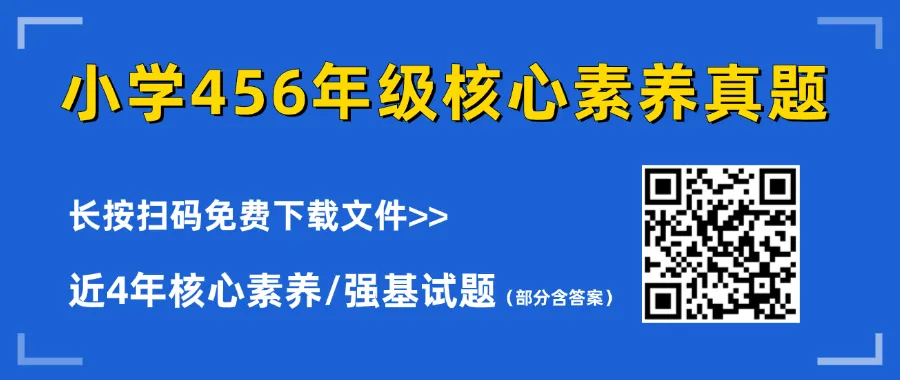 南海区及部分镇街小学核心素养(强基)真题汇总,免费下载→ 第10张