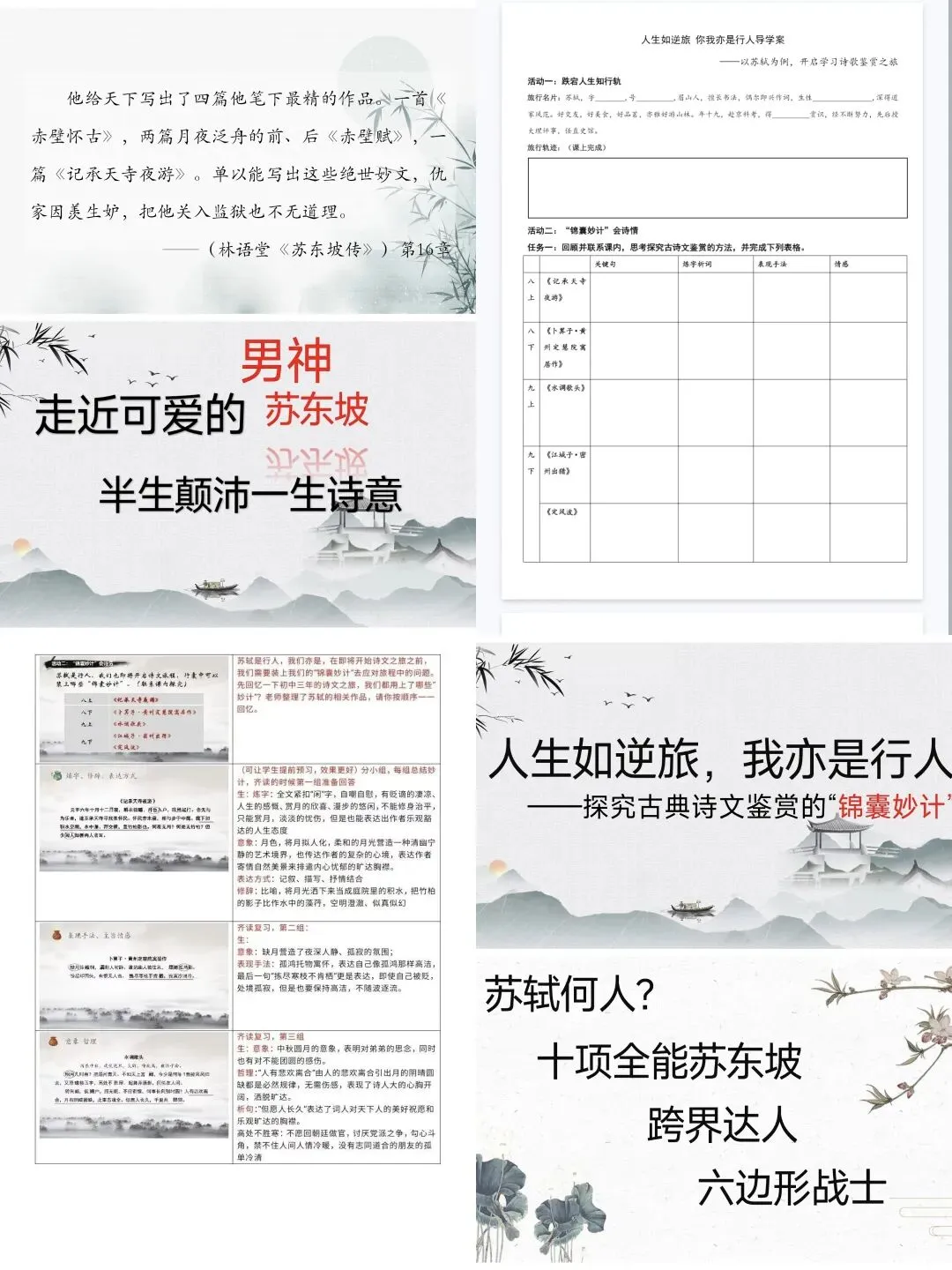 中考语文复习之苏轼专题 第8张