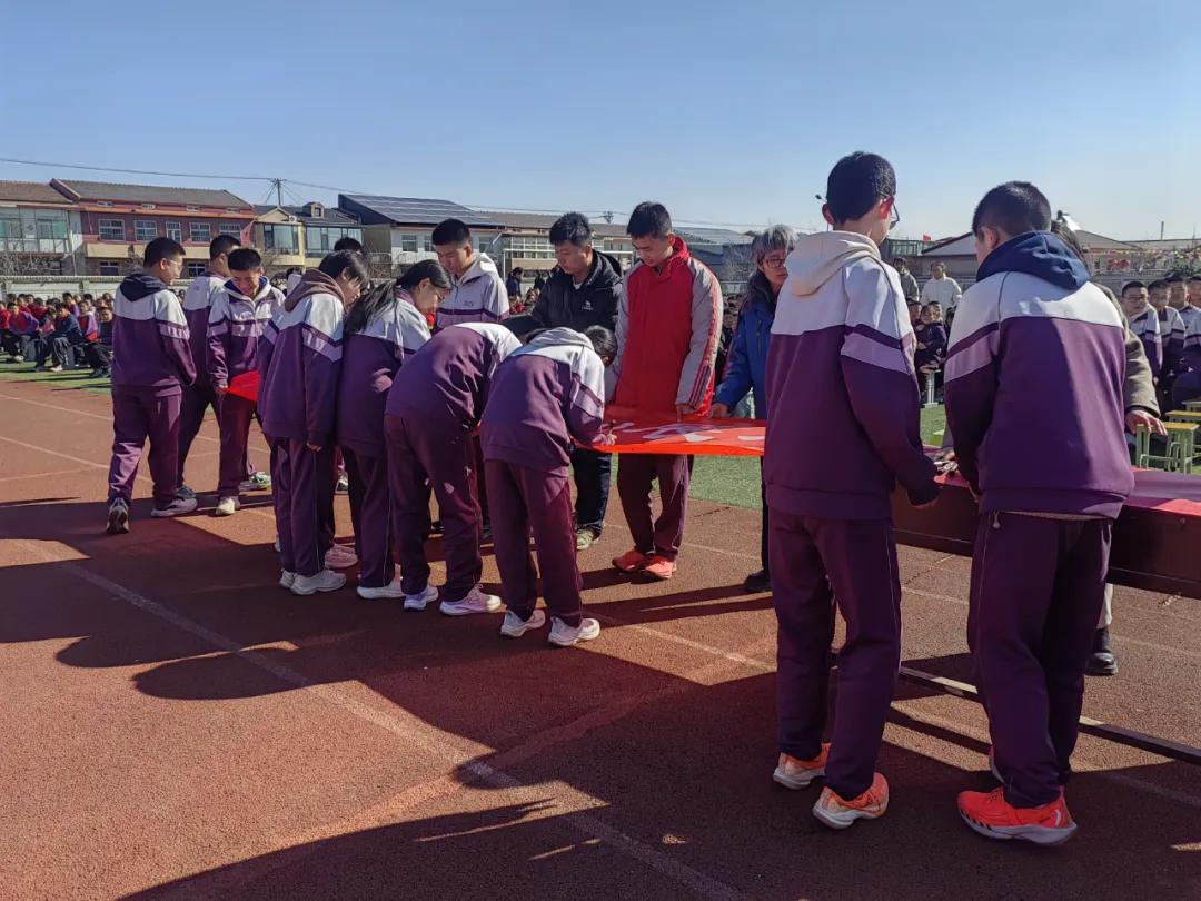 晋源区初中学校举行中考百日誓师大会,高亚兵校长发表演讲.. 第13张