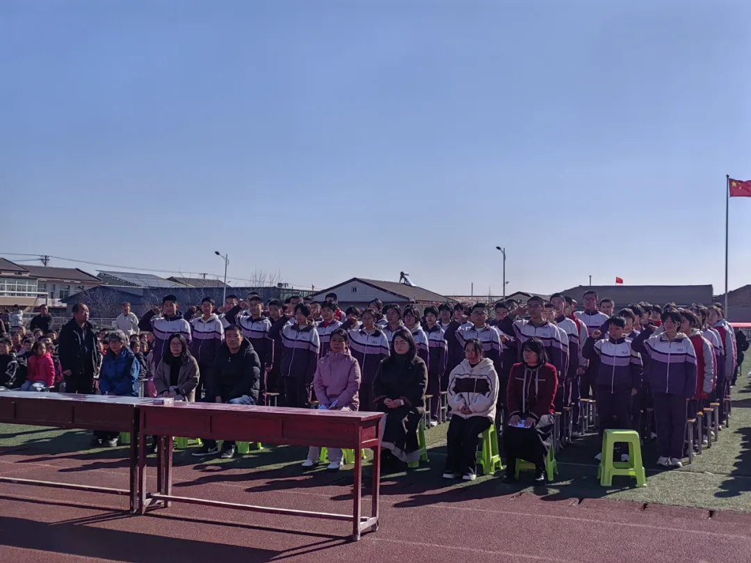 晋源区初中学校举行中考百日誓师大会,高亚兵校长发表演讲.. 第14张