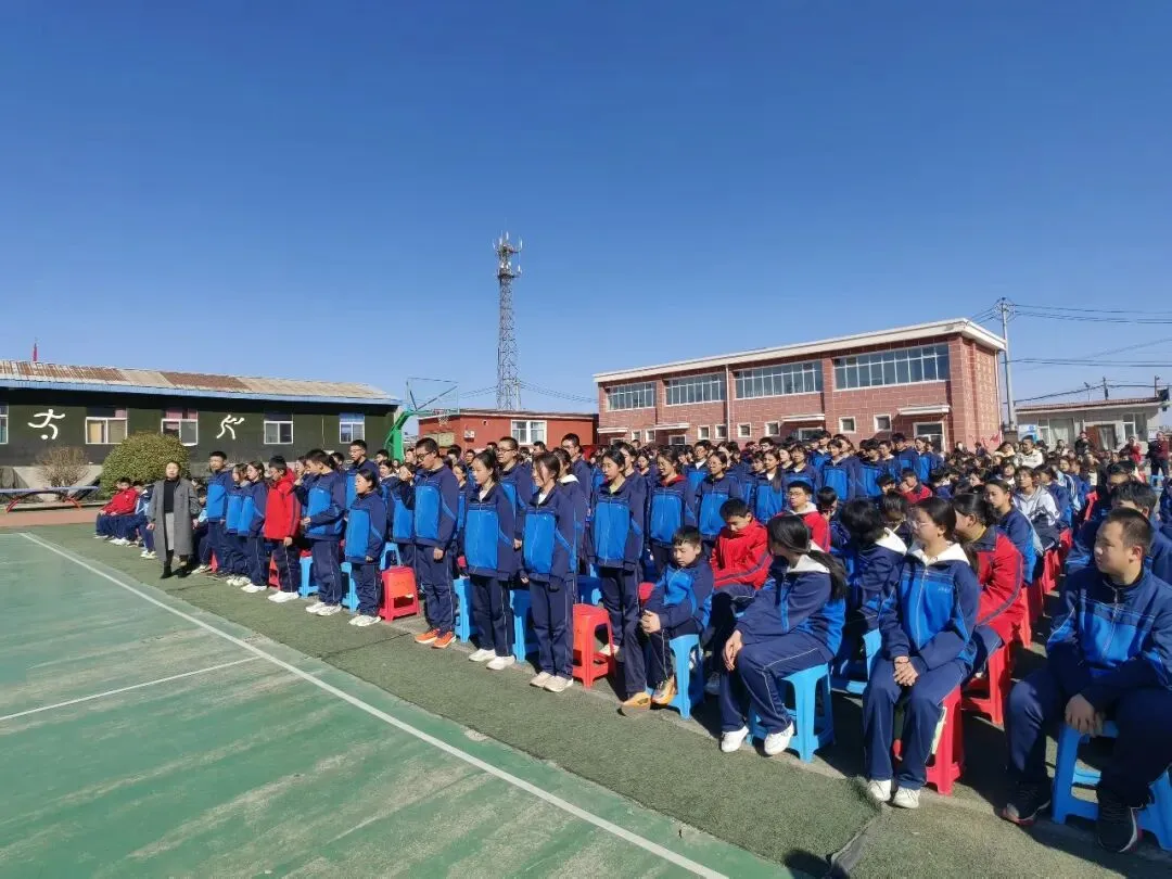 晋源区初中学校举行中考百日誓师大会,高亚兵校长发表演讲.. 第18张