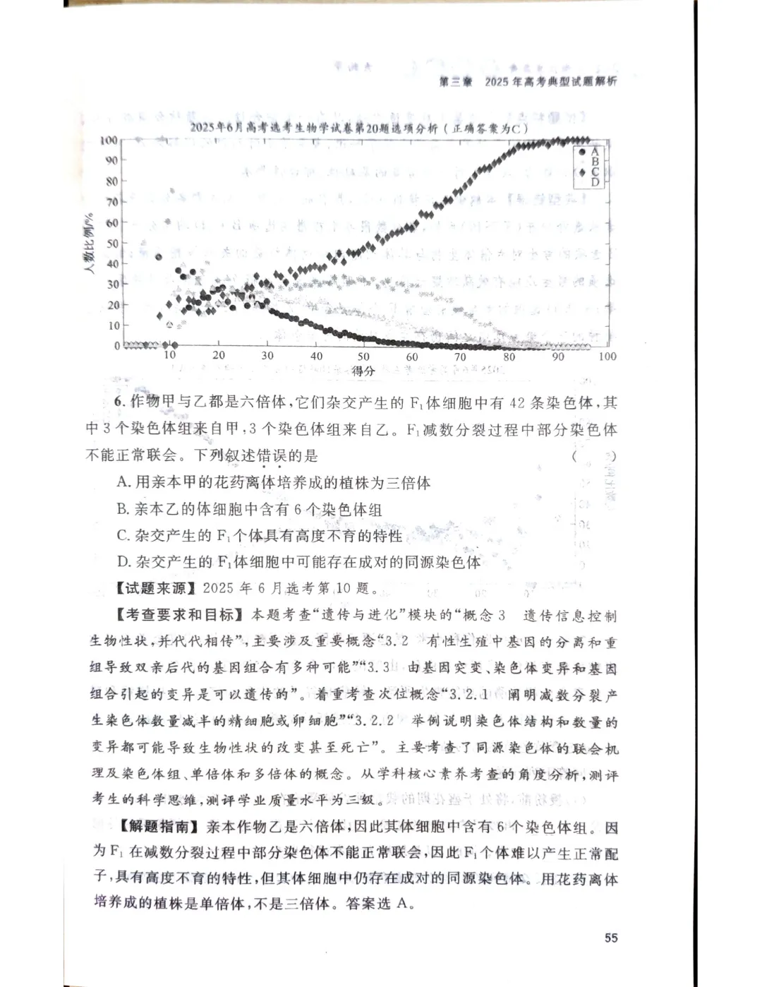 【官方解析】2025年浙江高考生物真题分享 第29张